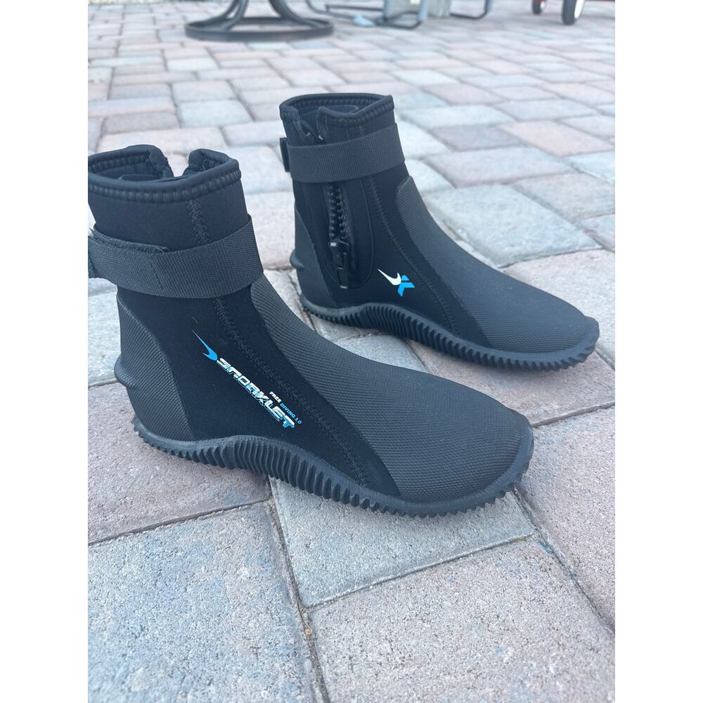Jsnorklet Diving Wetsuit Booties w/ Anti-Slip Sole for Water Sports Unisex